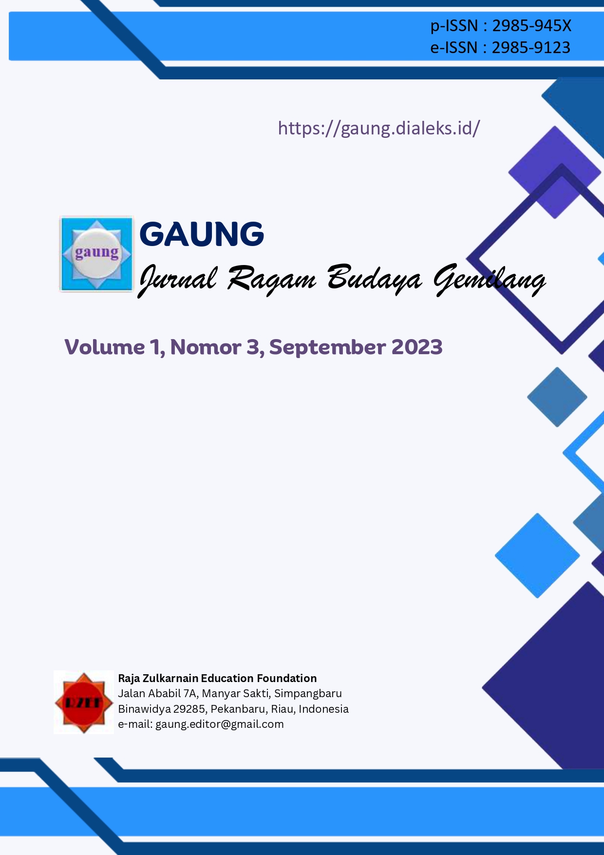 					View Vol. 1 No. 3 (2023): September 2023 | Gaung
				